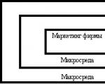 Composition of the marketing environment of an industry enterprise