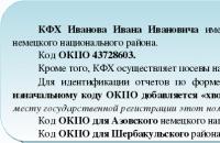 Насоки за попълване на Федералния формуляр за статистическо наблюдение